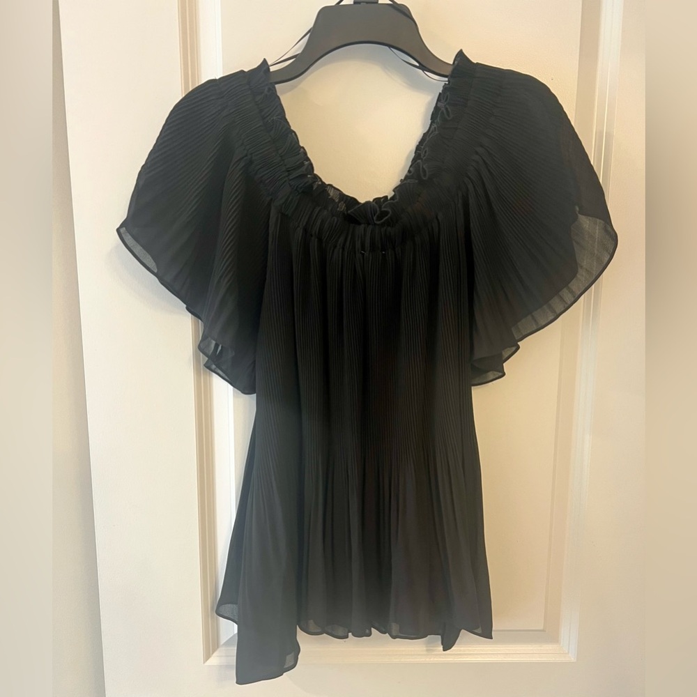 Cupio black Blouse NWT Size L